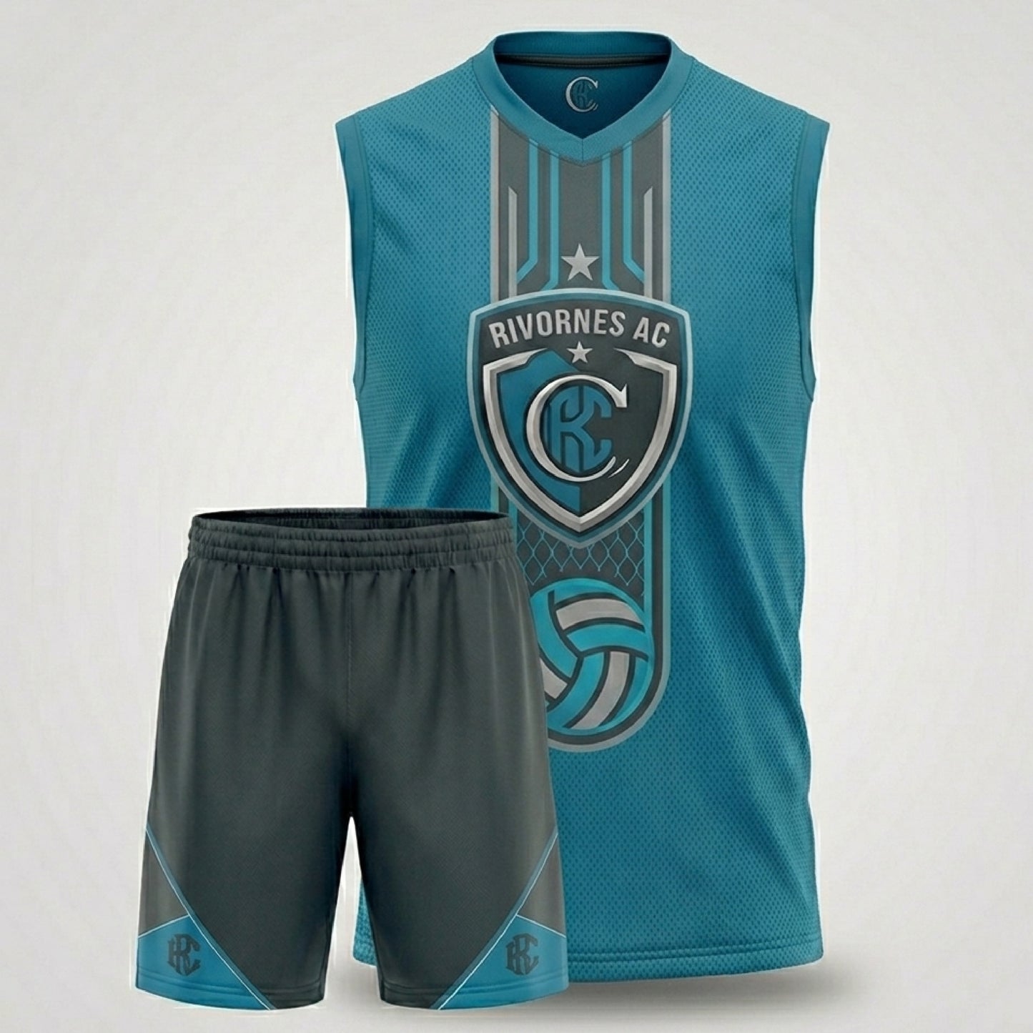 Kit de Voleibol Completo para Caballero - Jersey y Short (¡Sin mínimo de piezas!)