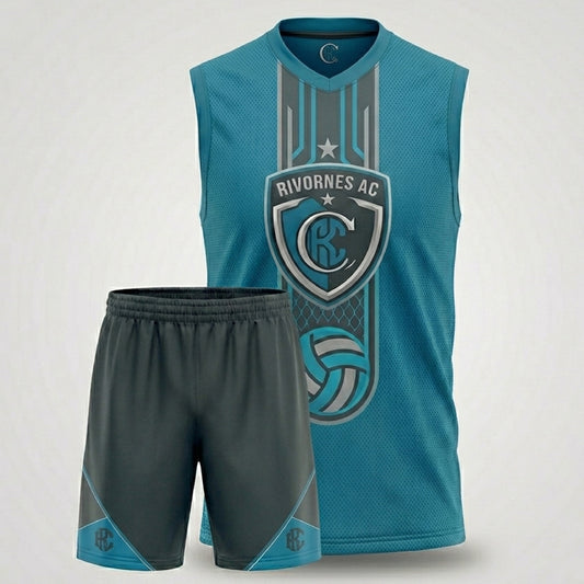 Kit de Voleibol Completo para Caballero - Jersey y Short (¡Sin mínimo de piezas!)